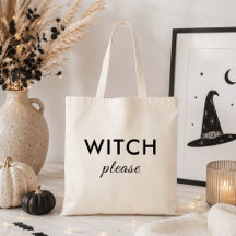 Sac fourre-tout Halloween Moderne Sorcière S'il Vo