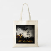 Sac fourre-tout Halloween personnalisé (Dos)