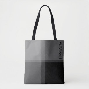 Sac fourre-tout HAMbWG - Carreaux noirs