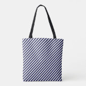 Sac fourre-tout HAMbWG - Classic Navy & White Stri (Dos)