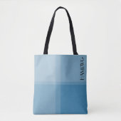 Sac fourre-tout HAMbWG - Plaid bleu (Devant)