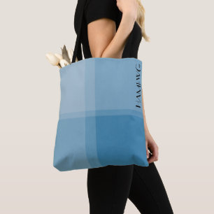 Sac fourre-tout HAMbWG - Plaid bleu