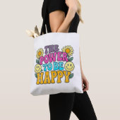Sac fourre-tout Happy Vibes (De près)