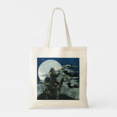 Sac fourre-tout Haunted House Pleine lune (Dos)