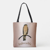 Sac fourre-tout Hawk Brown indivisible (Dos)