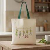 Sac fourre-tout Herbes d'aquarelle séchées