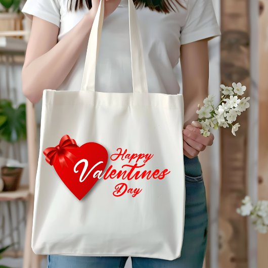 Sac fourre-tout Heureuse Sainte-Valentin : Porter