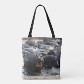 Sac fourre-tout hippo hurlant (Dos)