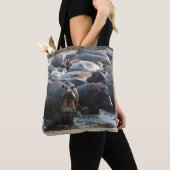 Sac fourre-tout hippo hurlant (De près)