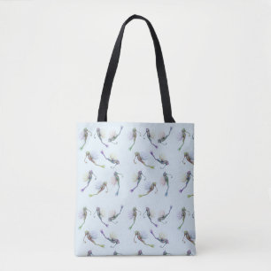 Sac fourre-tout hippocampe fantaisie - Bleu