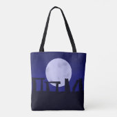 Sac fourre-tout hiver Solstice Lune (Dos)