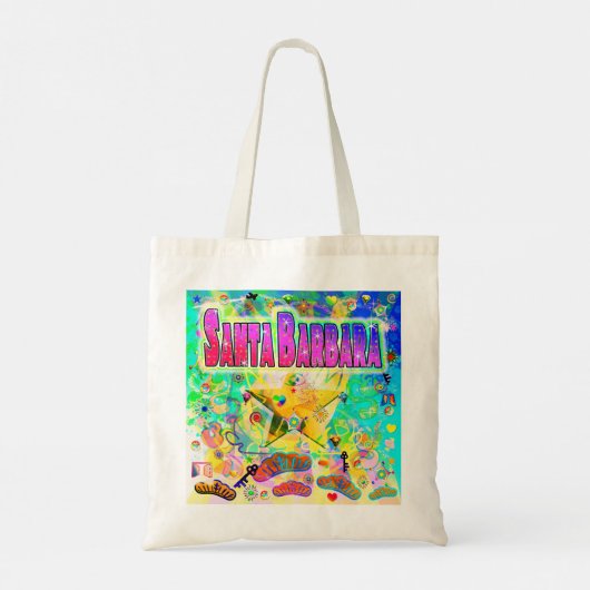 Sac fourre-tout horaire père Noël Barbara Epoch (Dos)