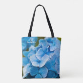 Sac fourre-tout Hydrangea Bleue (Dos)
