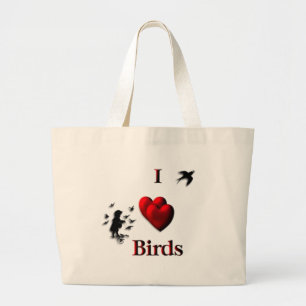 Sac fourre-tout I Heart Birds