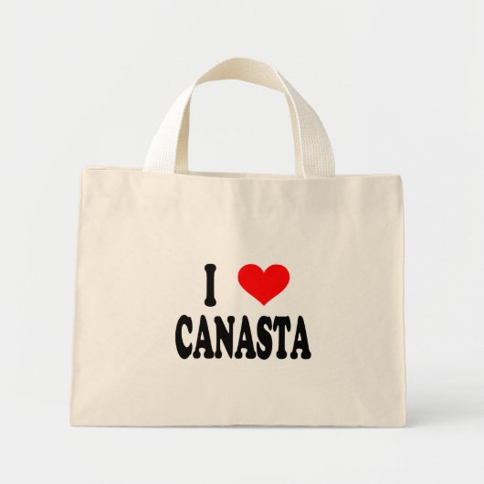 sac fourre-tout "I Love Canasta" (Devant)