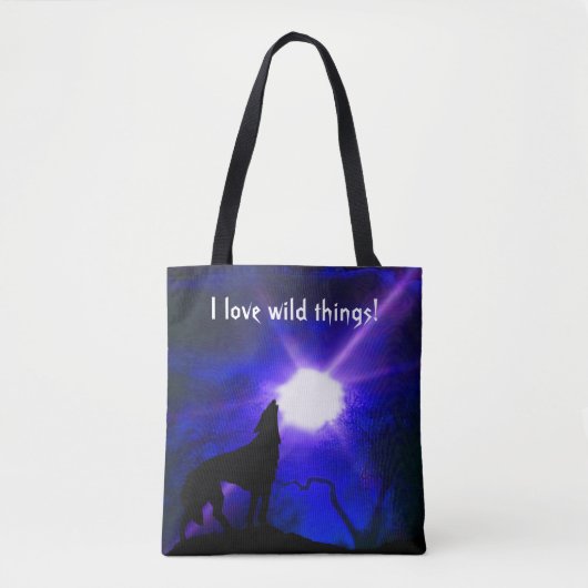 sac fourre-tout "I love Wild Things" (Devant)