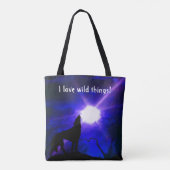 sac fourre-tout "I love Wild Things" (Dos)