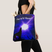 sac fourre-tout "I love Wild Things" (De près)