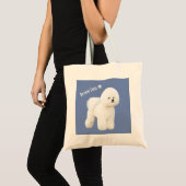 Sac fourre-tout illustré par Frise à Bichon (Devant (produit))