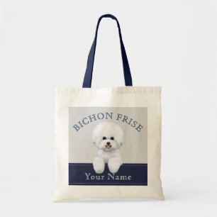 Sac fourre-tout illustré par Frise à Bichon