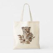 Sac fourre-tout imprimé léopard (Dos)