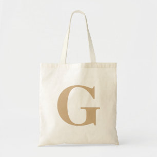 Sac fourre-tout initial simple et moderne