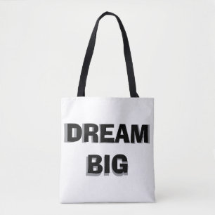 Sac fourre-tout Inspirationnel à deux tons avec "D