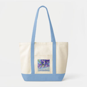 Sac fourre-tout Iris Vase Flower Painting