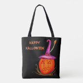 Sac fourre-tout Jack o Lantern Halloween (Dos)