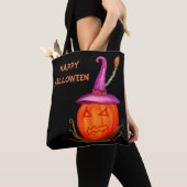 Sac fourre-tout Jack o Lantern Halloween (De près)