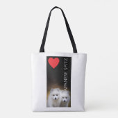 Sac fourre-tout japonais à chiots de Spitz (Dos)