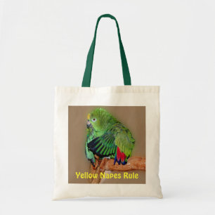 Sac fourre-tout jaune à règle de Naped Amazone