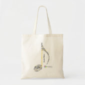 Sac fourre-tout jaune TWCD - Words Note (Devant)