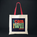 Sac fourre-tout - Je peux et je veux"<br><div class="desc">Faites une déclaration avec ce sac fourre-tout élégant avec l'expression de motivation "Je peux et je veux". Fabriqué avec des matériaux de haute qualité,  ce sac est parfait pour l'usage quotidien,  le shopping,  ou comme cadeau pour les amis et la famille qui aiment une touche d'inspiration et d'autonomie."</div>