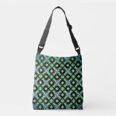 Sac fourre-tout Jimette Design vert jaune noir (Devant)