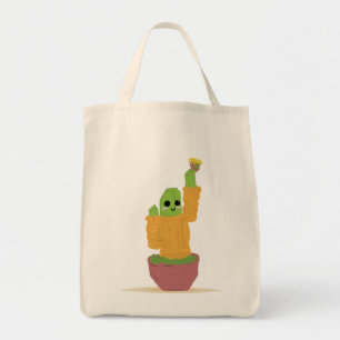 Sac fourre-tout joli cactus en pull