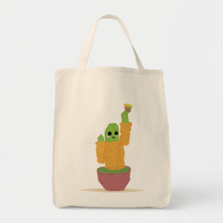 Sac fourre-tout joli cactus en pull
