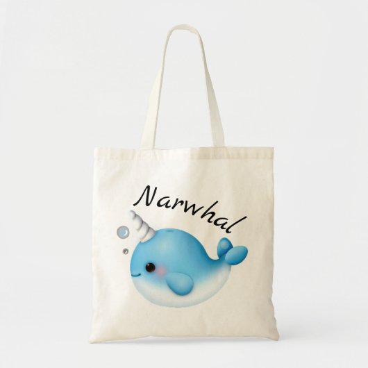 Sac fourre-tout joli narval (Devant)