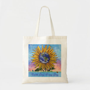 Sac fourre-tout Jour des terres tournesol