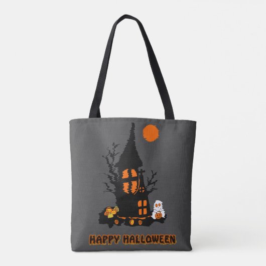 Sac fourre-tout Joyeux Halloween (Dos)