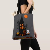 Sac fourre-tout Joyeux Halloween (De près)