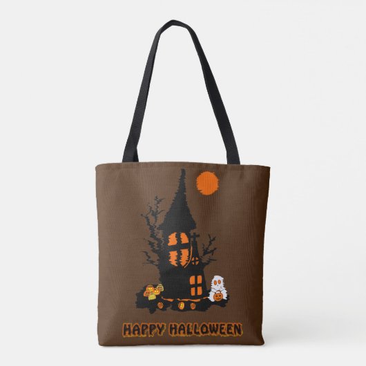 Sac fourre-tout Joyeux Halloween (Dos)