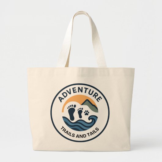 Sac fourre-tout Jumbo du logo T et T Adventure (Devant)