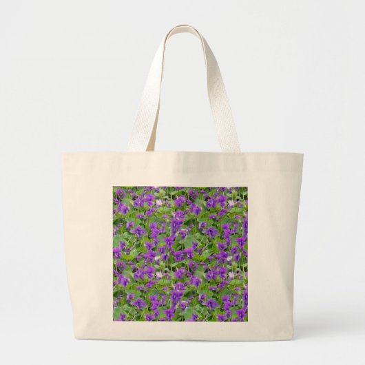 Sac fourre-tout Jumbo du Wisconsin Flower Bois Vio (Devant)