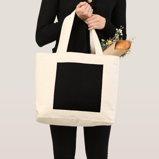 Sac fourre-tout JUMBO noir (Devant (produit))