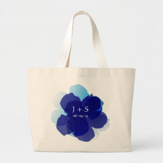Sac Fourre-tout Jumbo Popflower Bleu