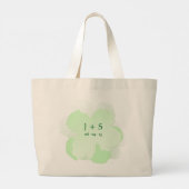 Sac Fourre-tout Jumbo Popflower vert pale (Dos)