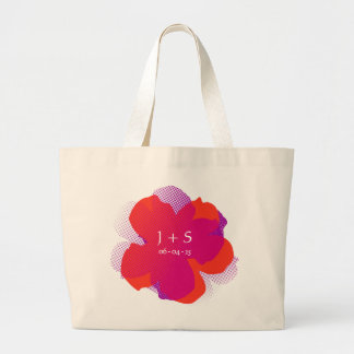 Sac Fourre-tout Jumbo Popflower Violet/orange