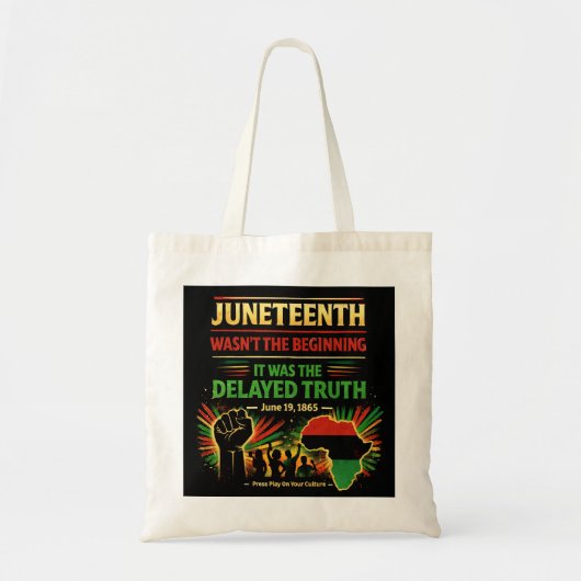 Sac fourre-tout Juneteenth (Devant)