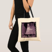 Sac fourre-tout junior POURPRE à coton de (Devant (produit))